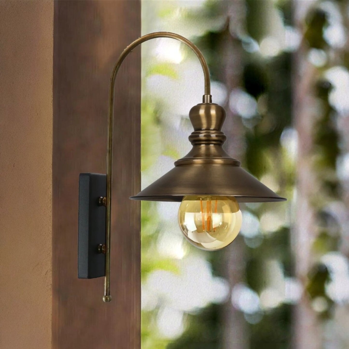 Wandleuchte Nantes Antikeskupfer Wandleuchte Innen Metall, Vintage Wandlampe