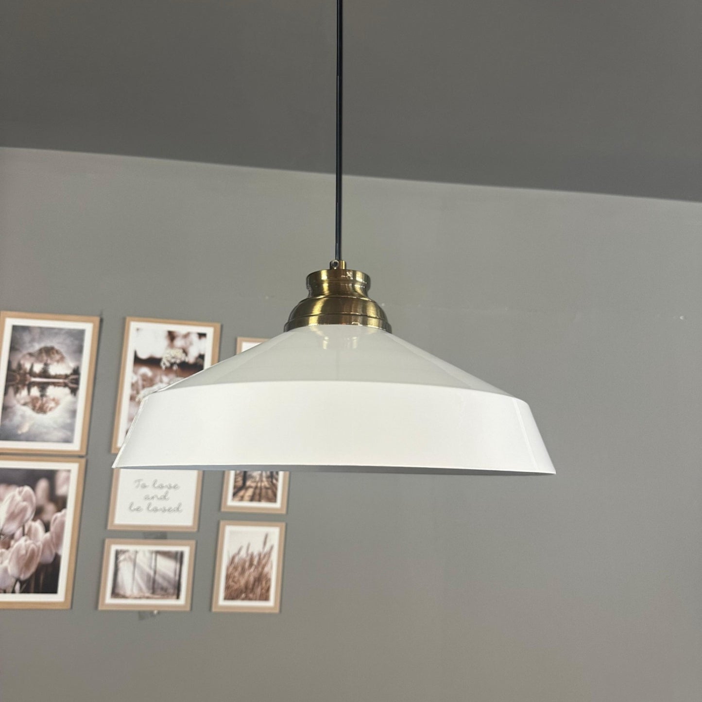 Pendelleuchte Lema Sanduhr Ø37,5 cm, Metall Hängelampe