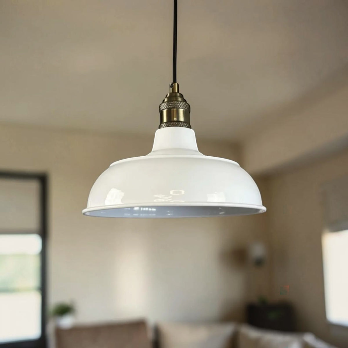 Pendelleuchte Veluna Metall Ø26cm, Modern Hängelampe