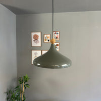 Pendelleuchte Champion Q Holz Metall Ø35cm, Modern Hängelampe