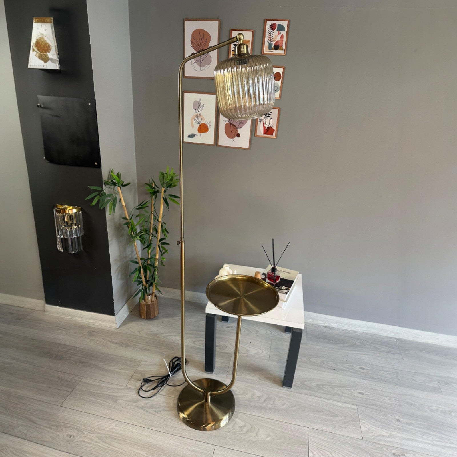 Tumbled Mopa Moving Head Moderne dekorative Metall Stehleuchte