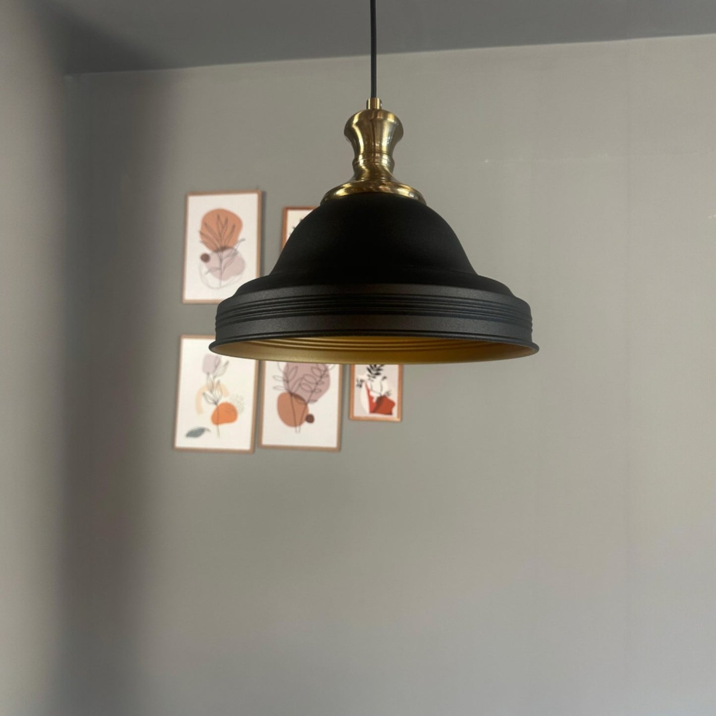 Pendelleuchte Asletl Hängelampe Industrial aus Metall Ø40 cm, Pendelleuchte Esstisch