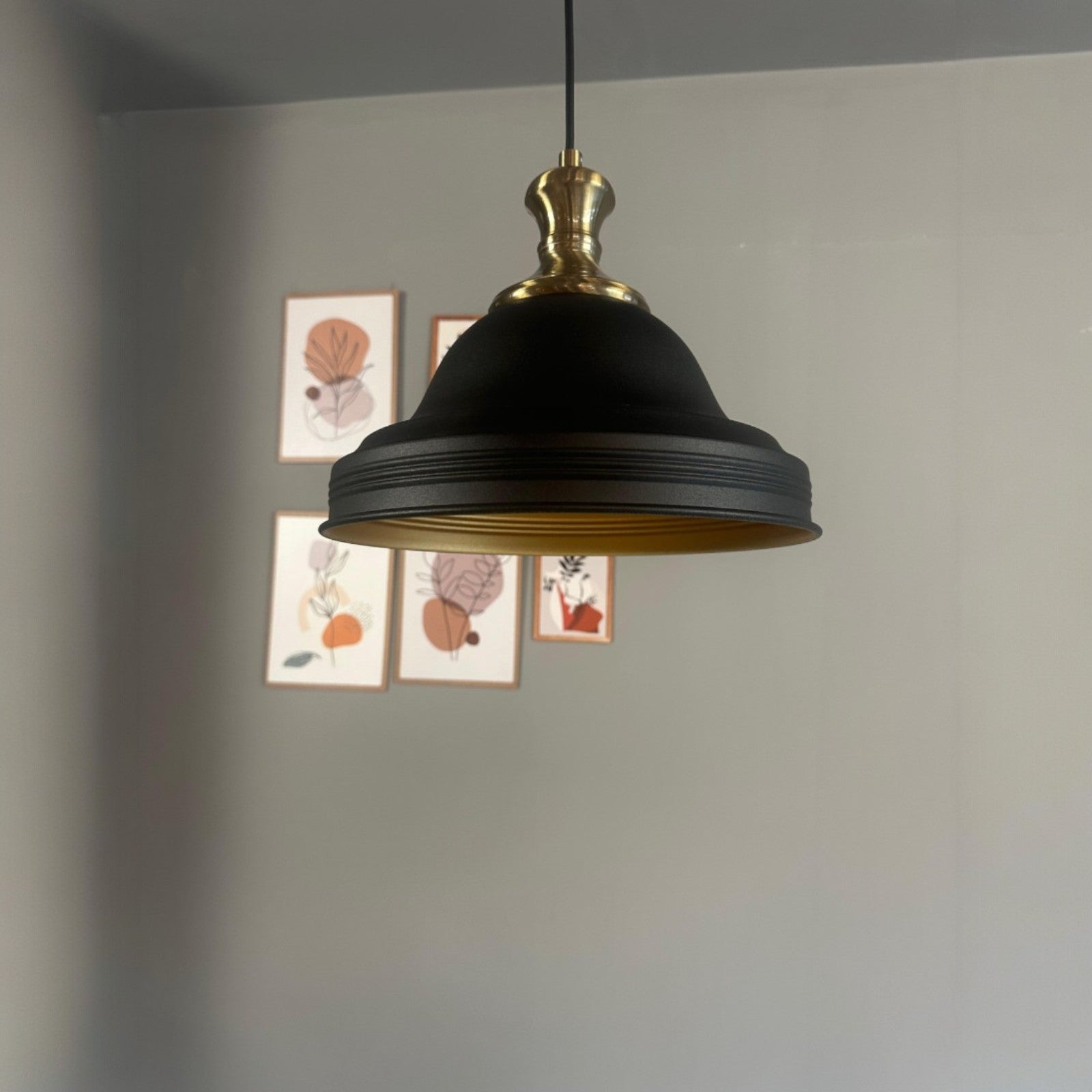 Pendelleuchte Asletl Hängelampe Industrial aus Metall Ø40 cm, Pendelleuchte Esstisch