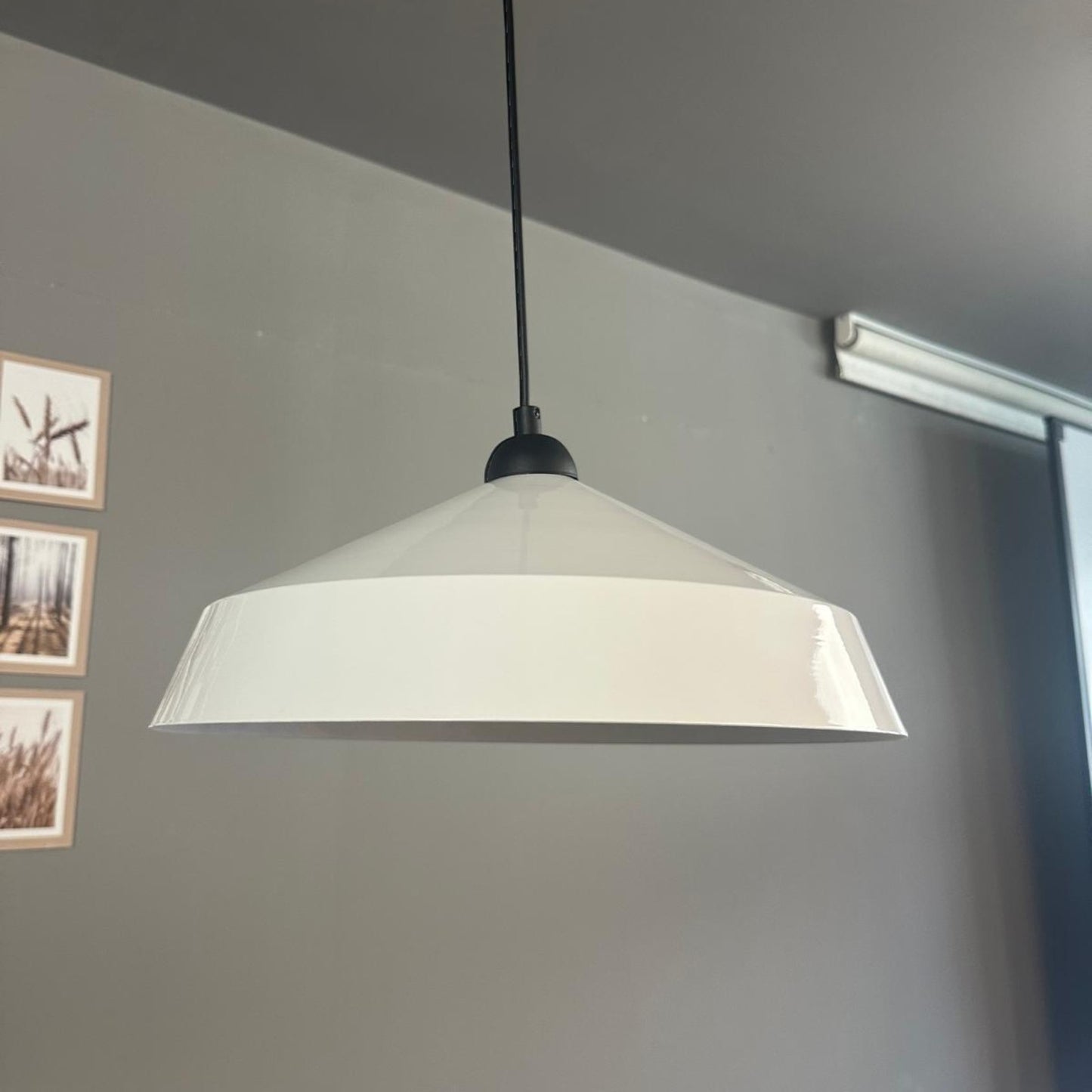 Pendelleuchte Lema Halbe Tulpe Ø37,5 cm, Metall Hängelampe