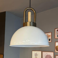 Pendelleuchte Yimpi Locke Holz Metall, Modern Hängelampe