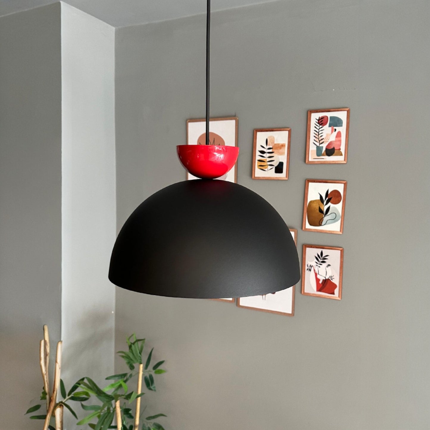 Pendelleuchte Yimpi Hut Metall, Modern Hängelampe