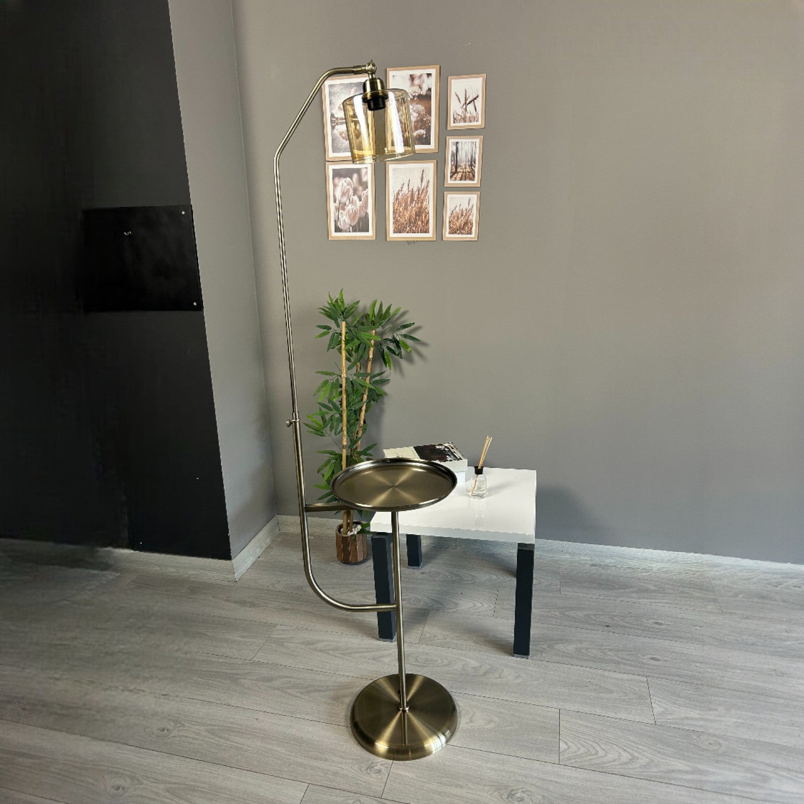 Tumbled Kelora Moving Head Moderne dekorative Metall Stehleuchte