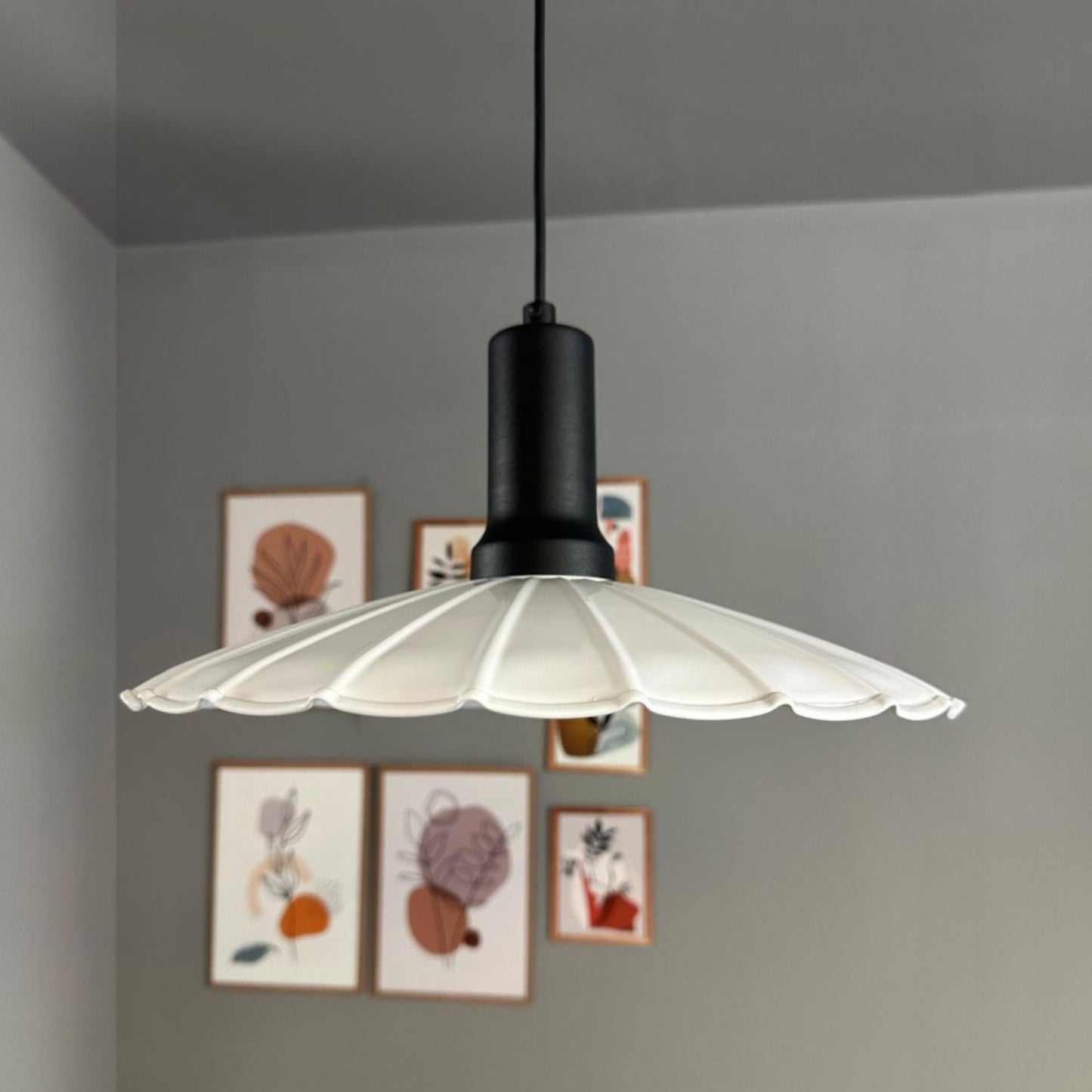 Pendelleuchte Risso Metall Ø34cm, Modern Hängelampe