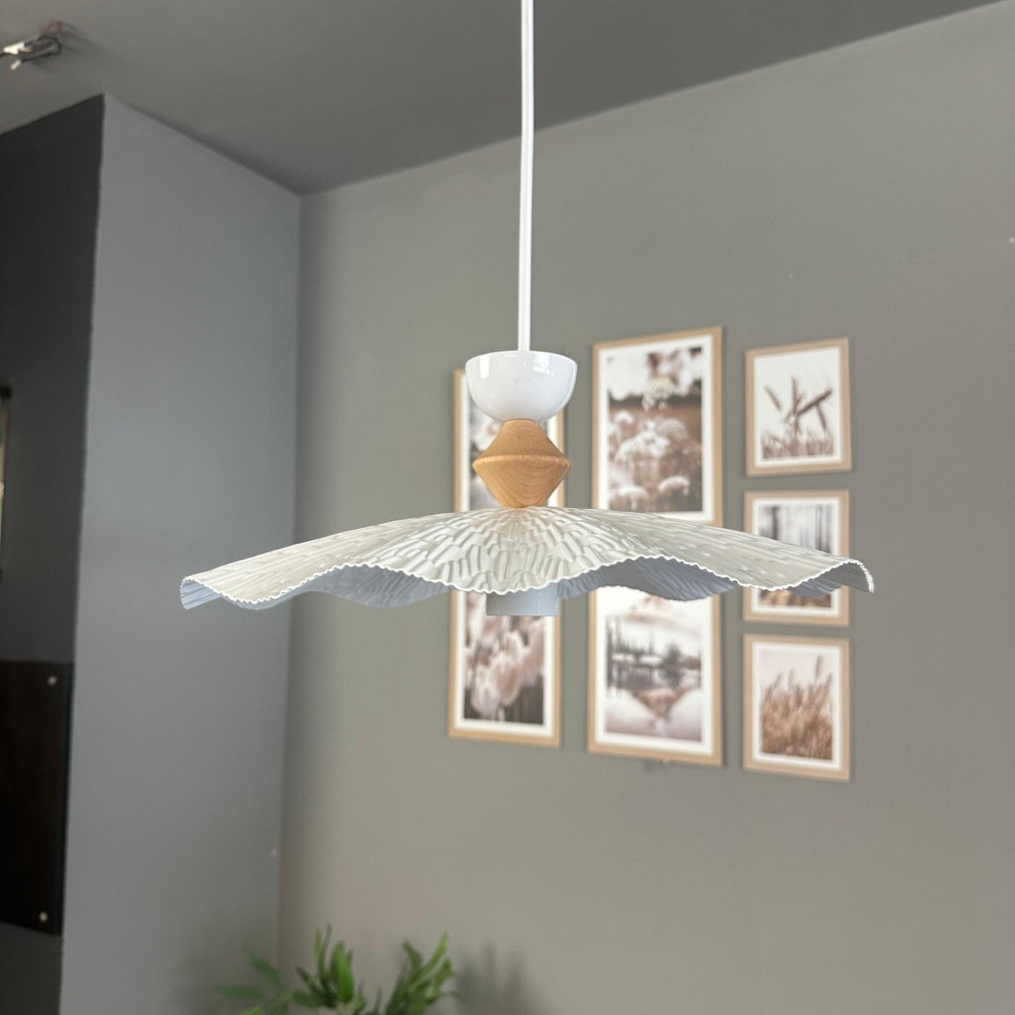 Pendelleuchte Teyra Metall Ø34cm, Modern Hängelampe