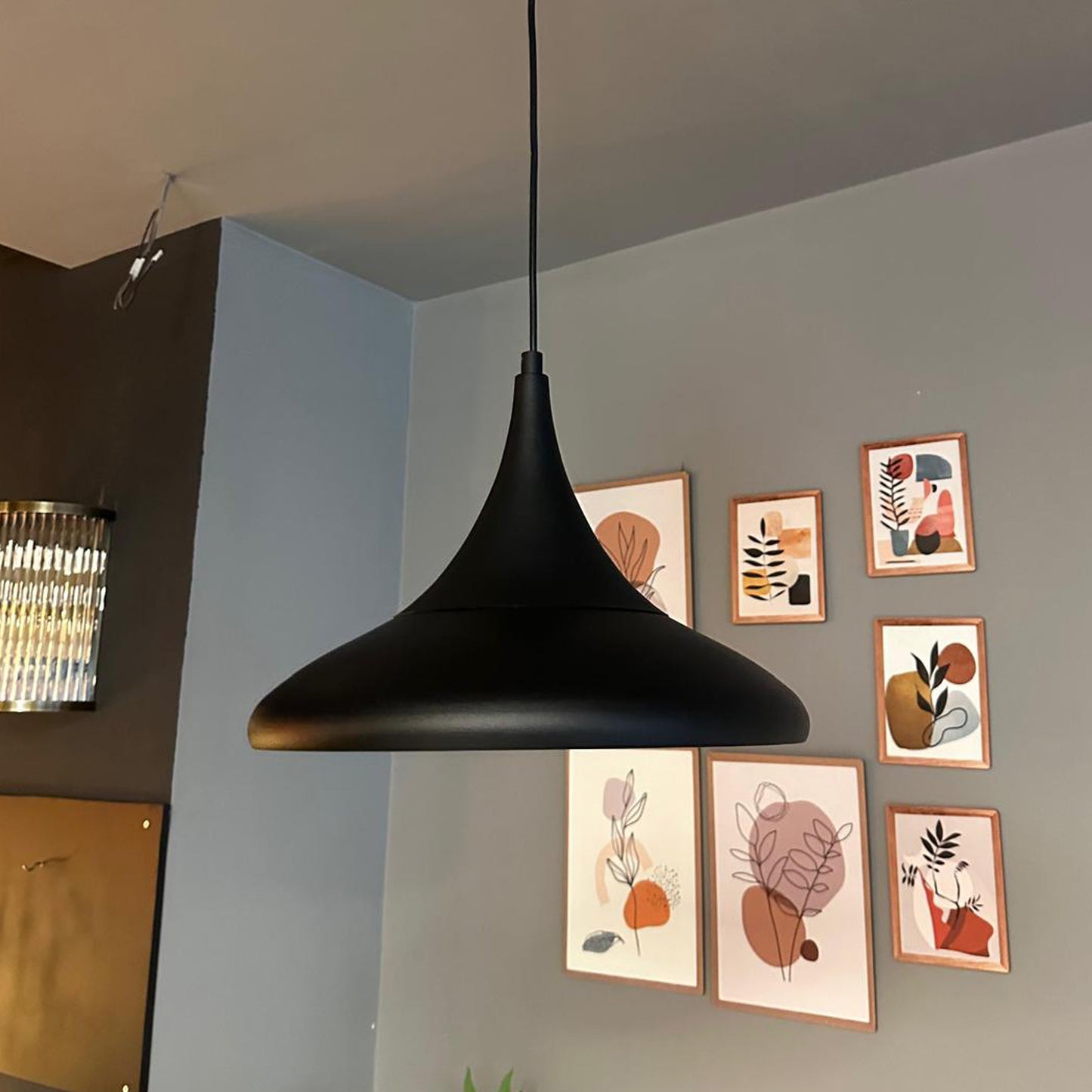 Pendelleuchte Paladin Metall Ø35cm, Modern Hängelampe