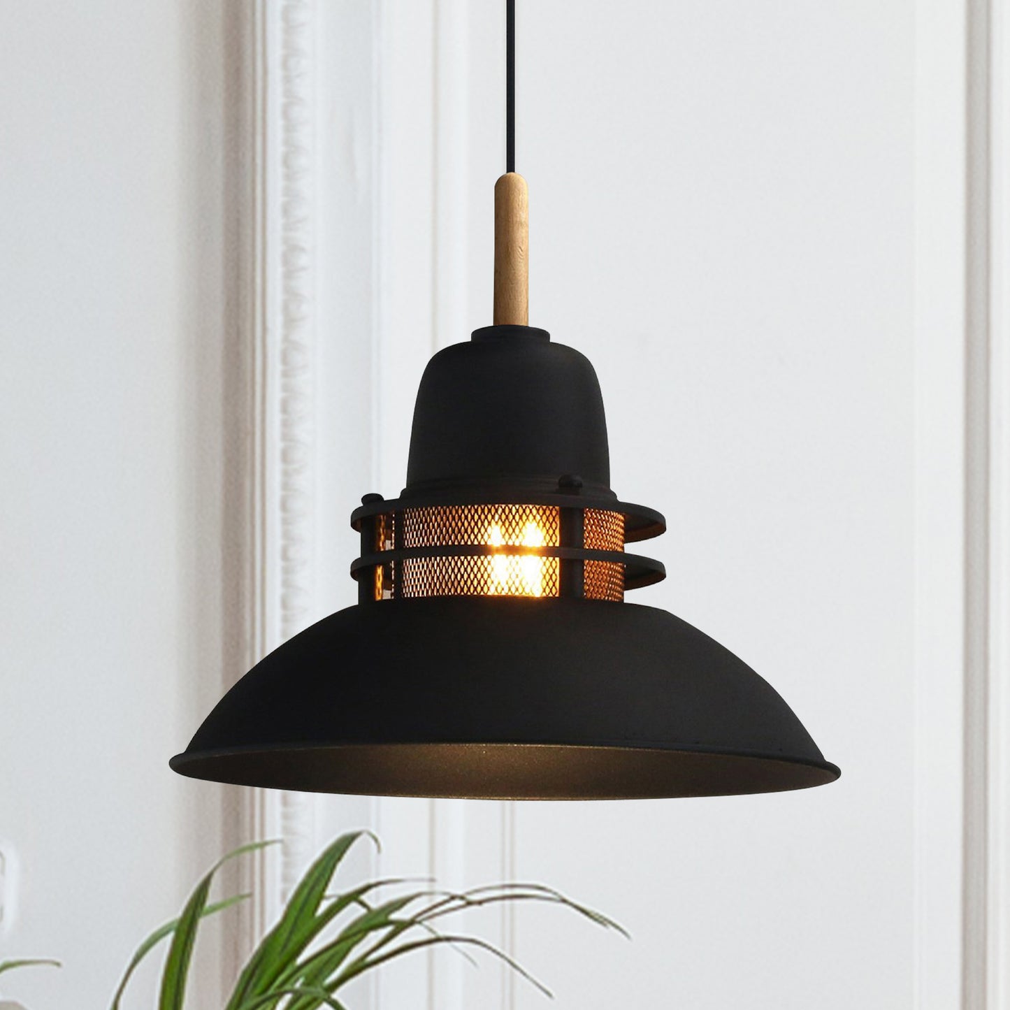 Hängelampe Torchia 34 cm Metall Vintage Lampe