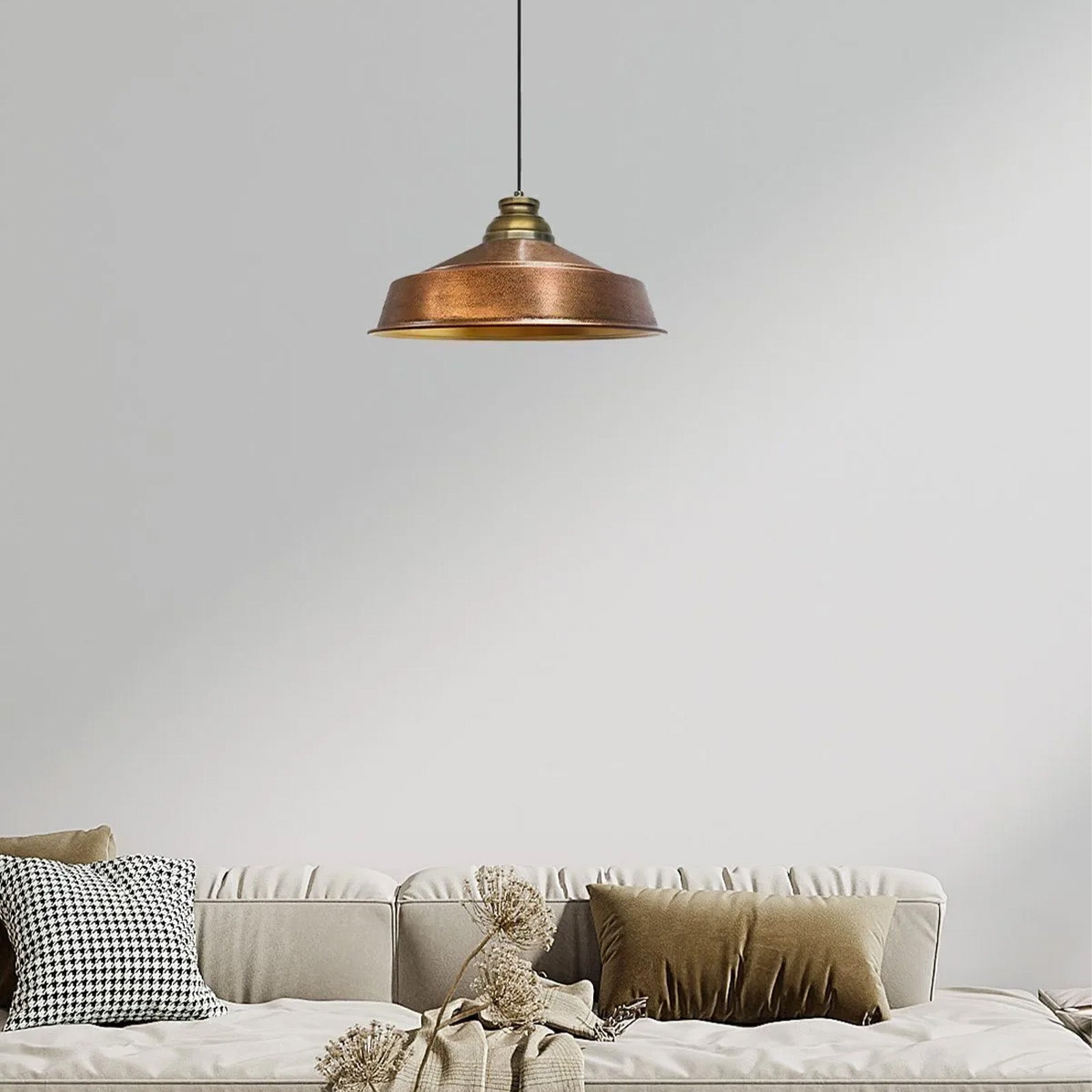 Pendelleuchte Hängelampe Asletl-HG Ø41cm, Pendelleuchte Vintage, E27 Lampe