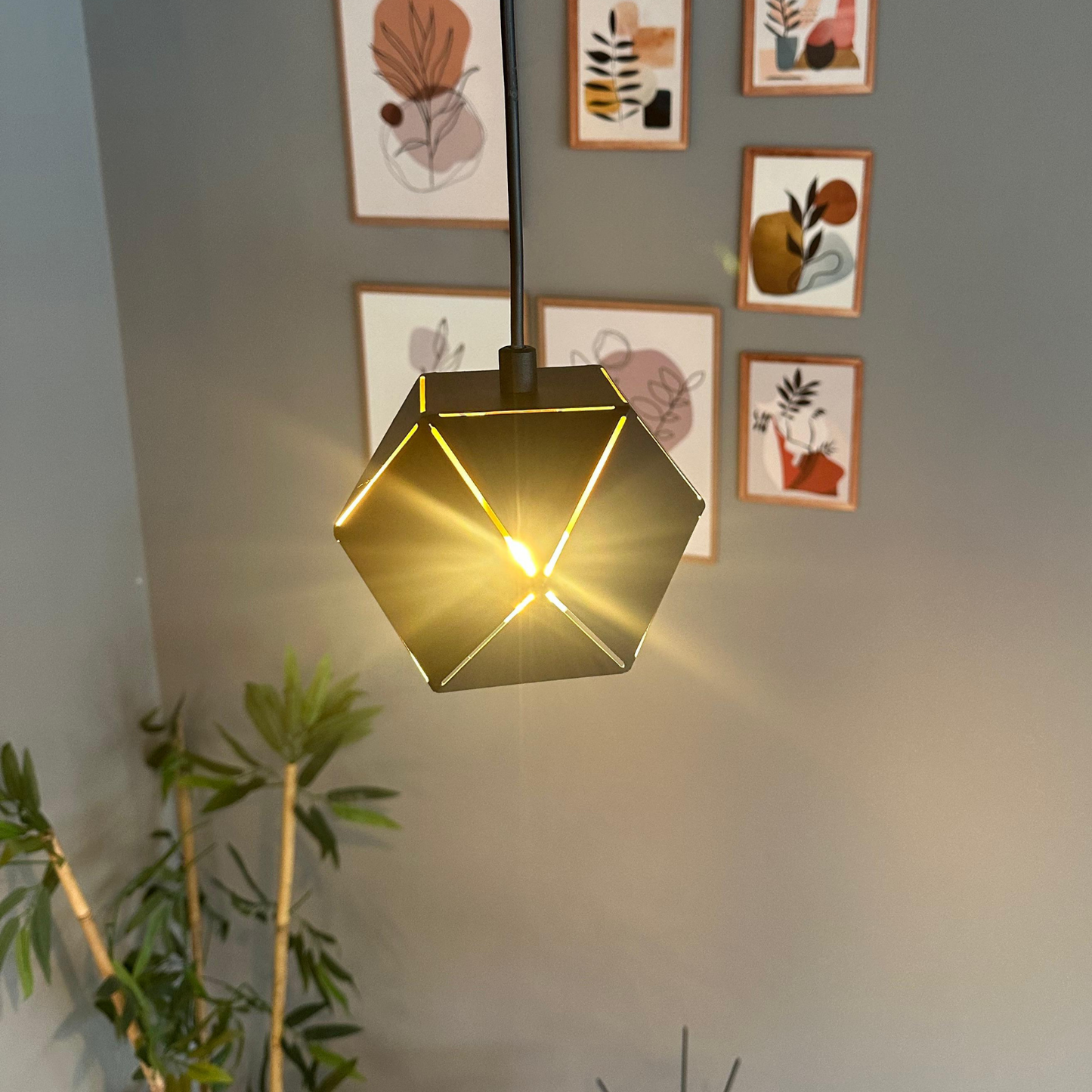 Pendelleuchte Teyra Metall Ø34cm, Modern Hängelampe