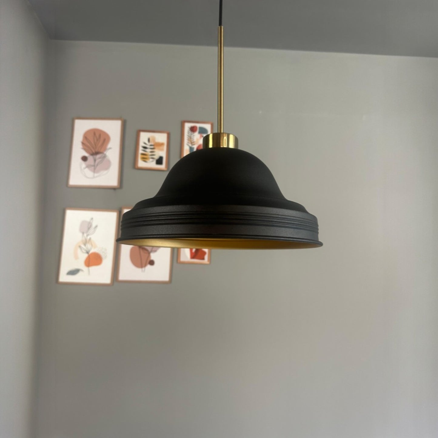 Pendelleuchte Asletl Hängelampe Industrial aus Metall Ø40 cm, Pendelleuchte Esstisch