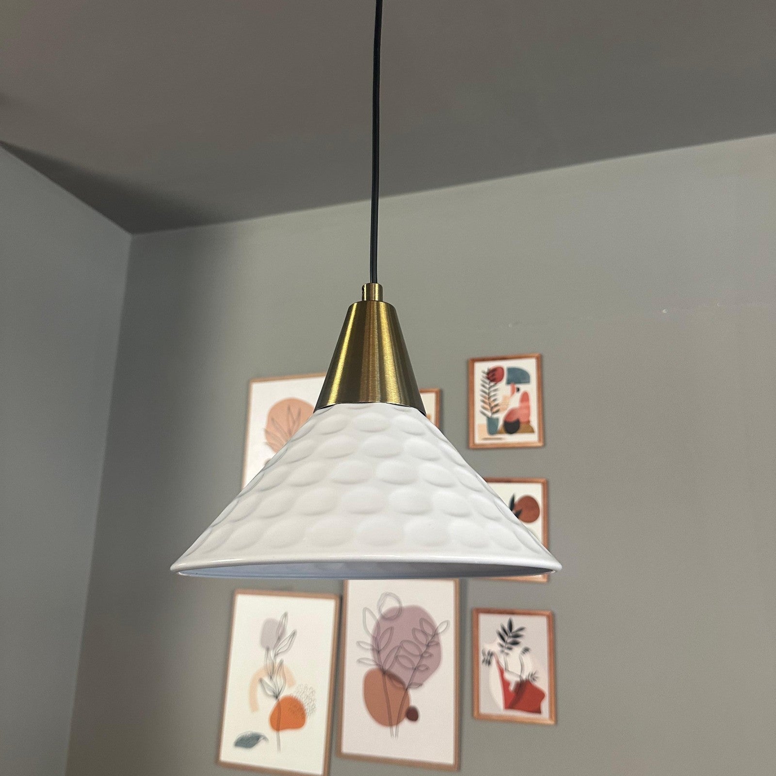 Pendelleuchte Rumy Schlot Metall, Modern Hängelampe