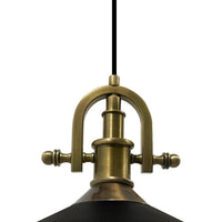 Pendelleuchte Bamyum Pendelleuchte I Asletl-Marine l Ø41 cm E27 Metall Vintage Lampe