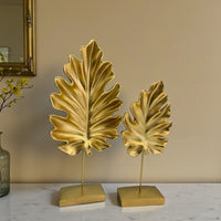 2pcs feuilles de sycomore figurine déco moderne