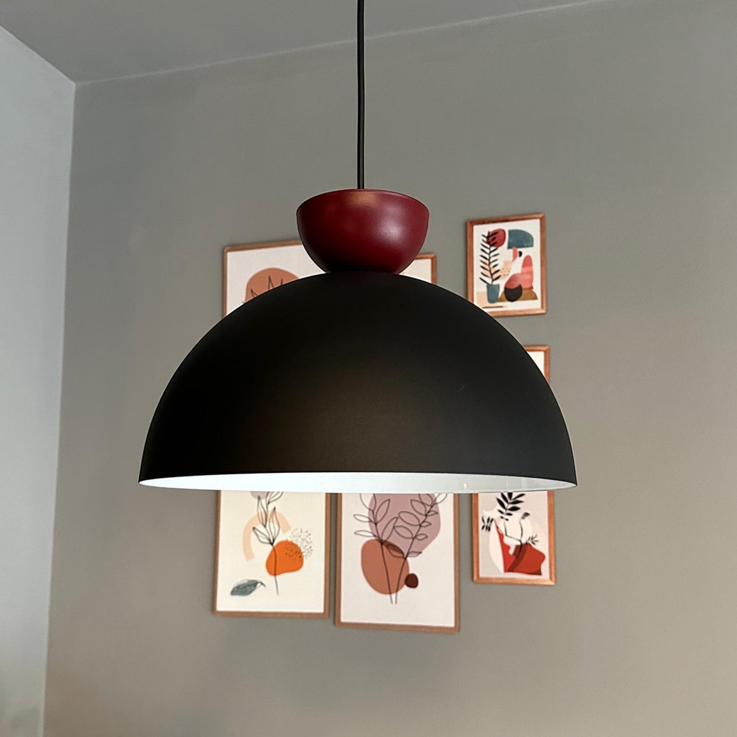 Pendelleuchte Yimpi Metall Ø30cm, Modern Hängelampe