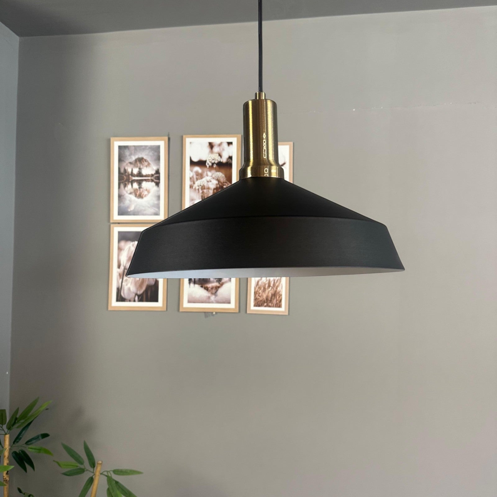 Pendelleuchte Lema Fackel Ø37,5 cm, Metall Hängelampe