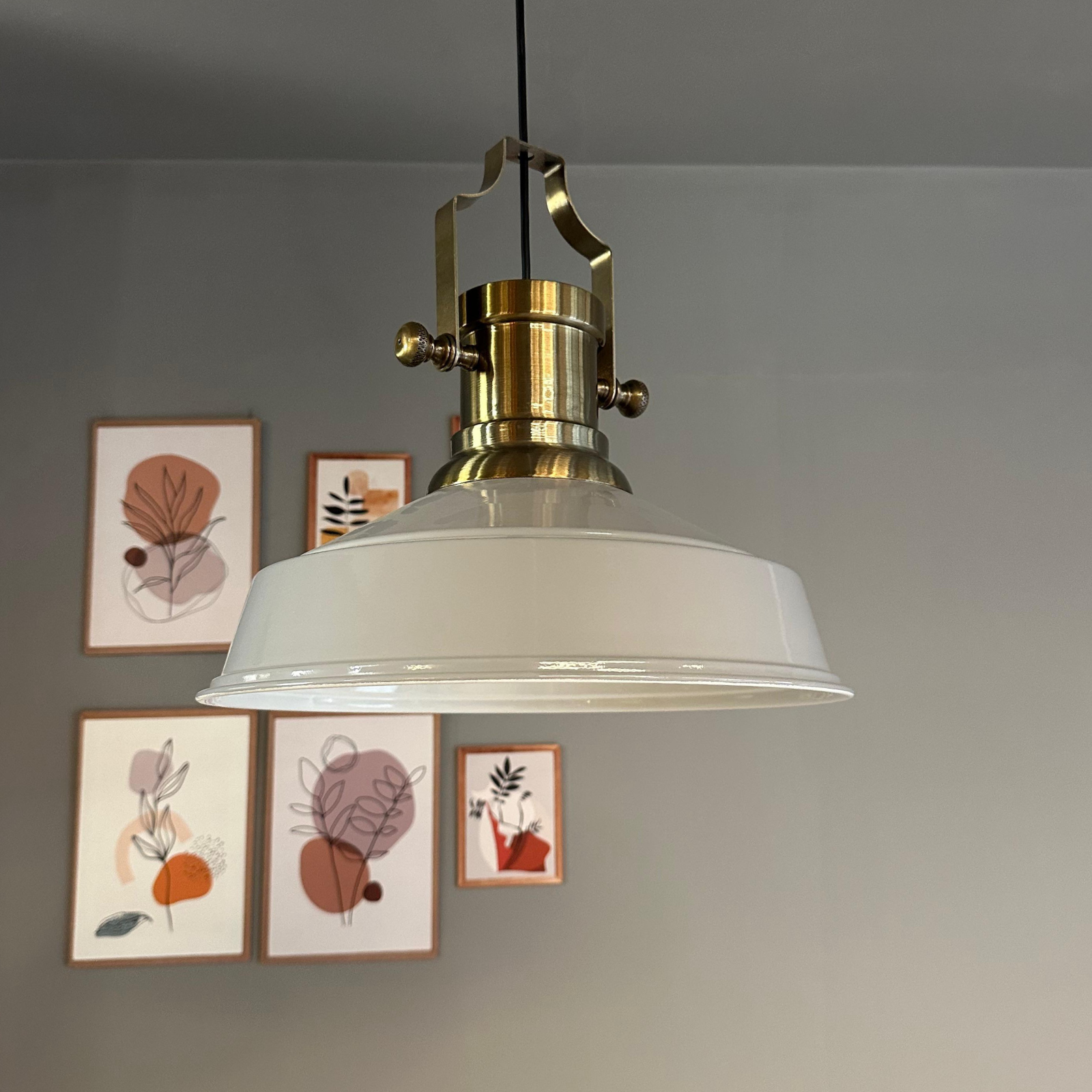 Pendelleuchte Carmelo Zylinder Ø35 cm, Metall Hängelampe