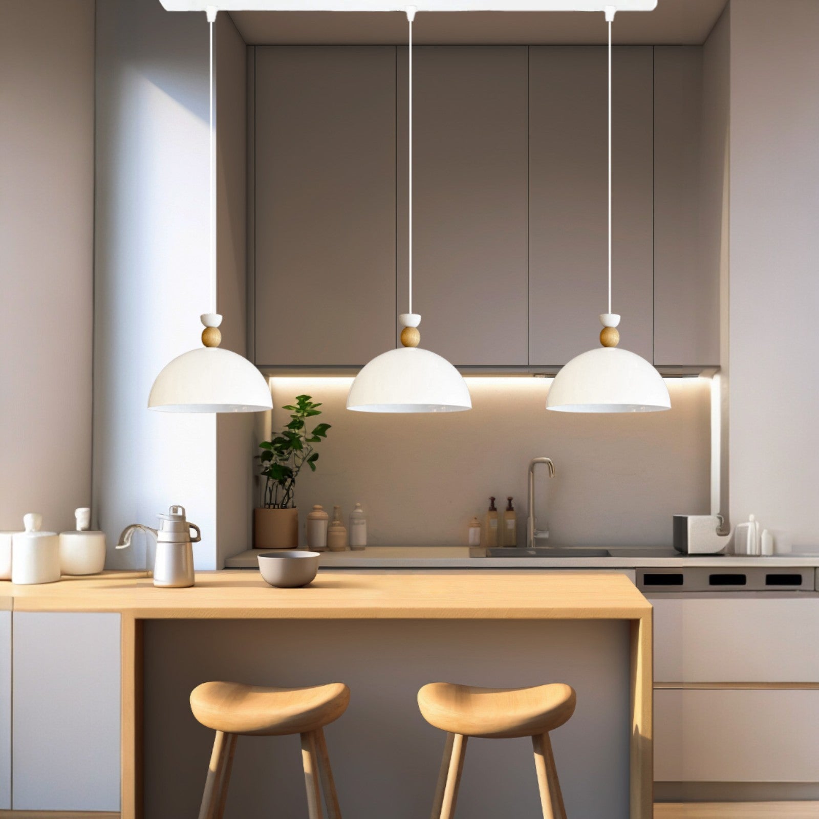 Pendelleuchte Yimpi Trio Metall Ø30cm, Modern Hängelampe