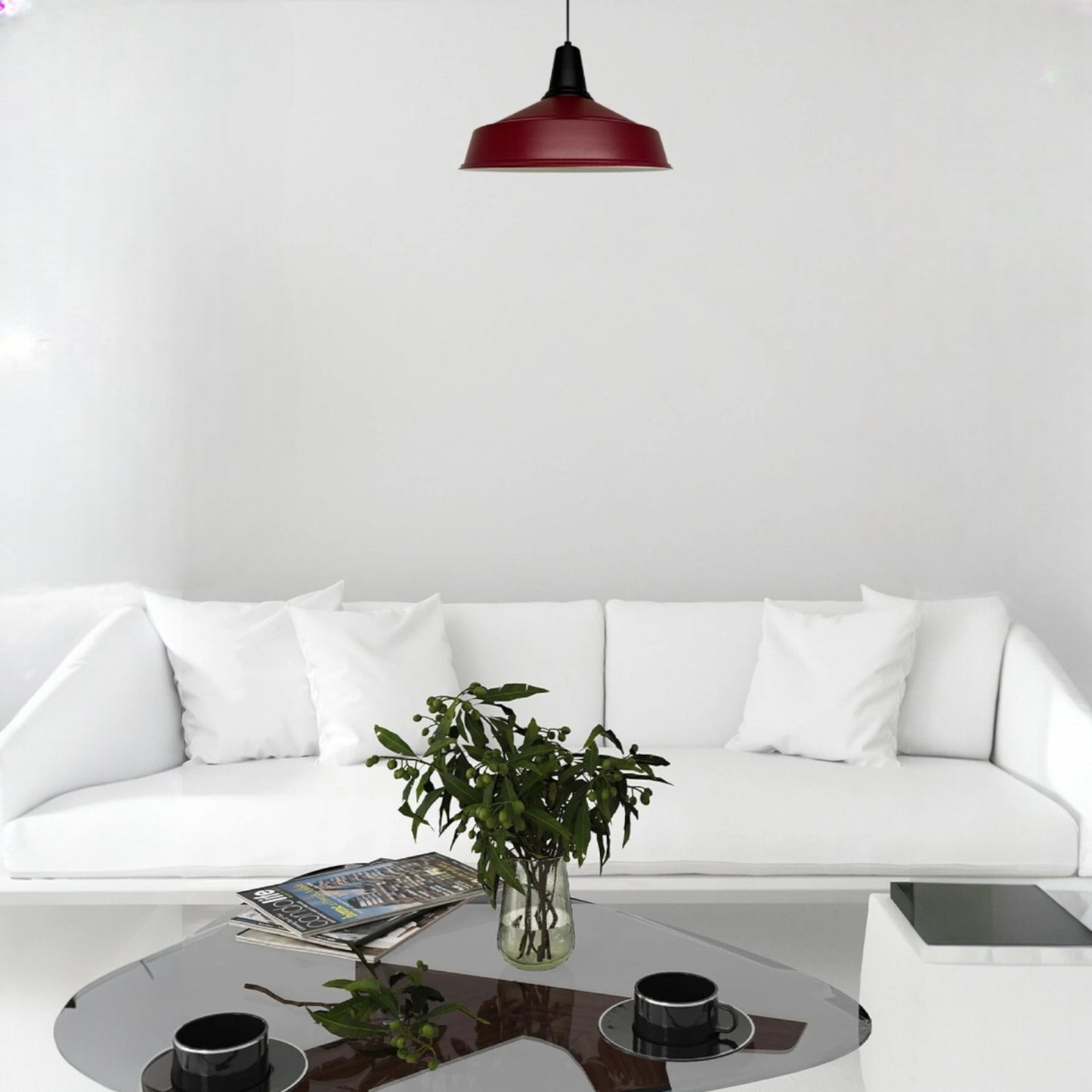 Pendelleuchte Retro Metall Ø41cm, Retro Hängelampe