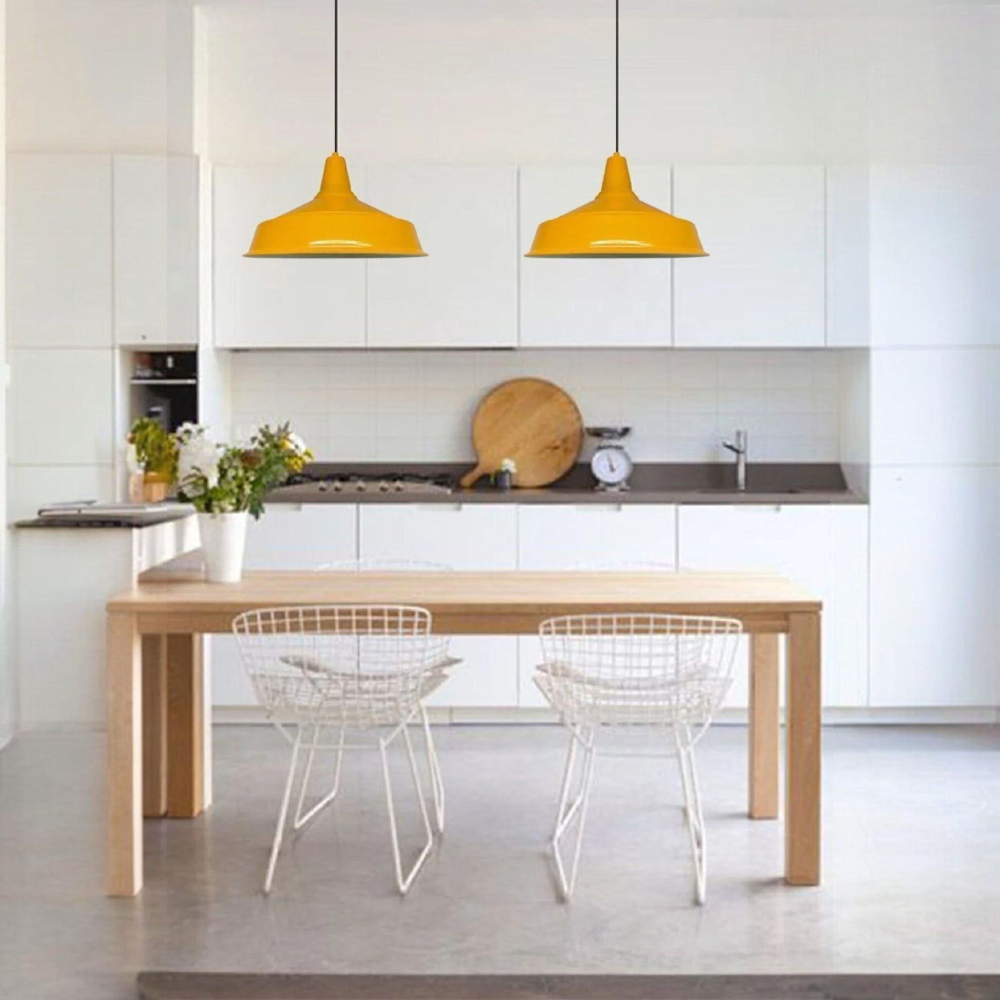 Pendelleuchte Retro Metall Ø41cm, Retro Hängelampe