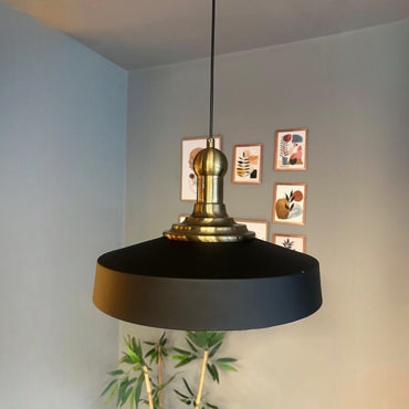 Ace-Longknob Hängelampe Ø40 cm, Industrial aus Metall E27, Hängend Vintage