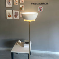 Stehlampe Lunex Bewegender Ufo Kopf Moderne Dekorative Metall Stehlampe