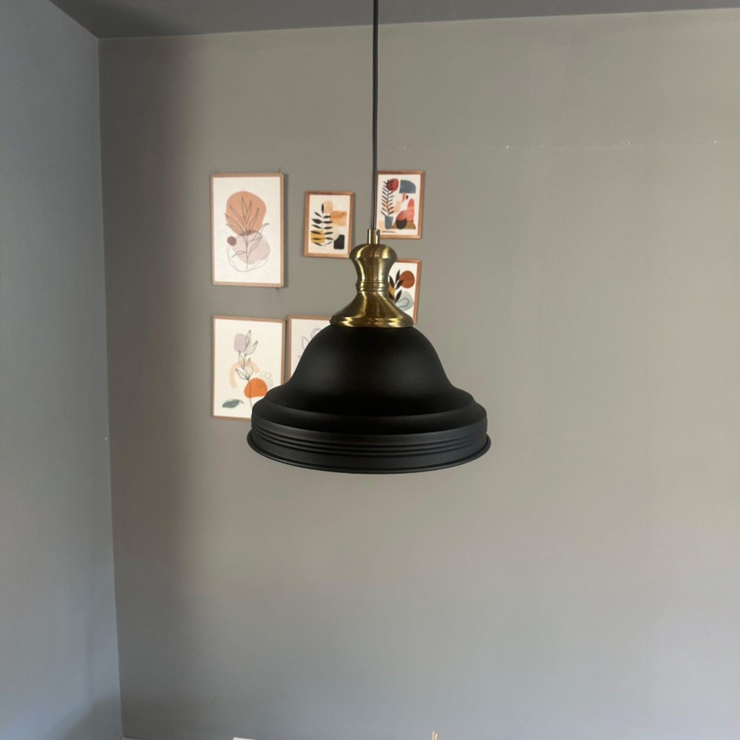 Pendelleuchte Asletl Hängelampe Industrial aus Metall Ø40 cm, Pendelleuchte Esstisch