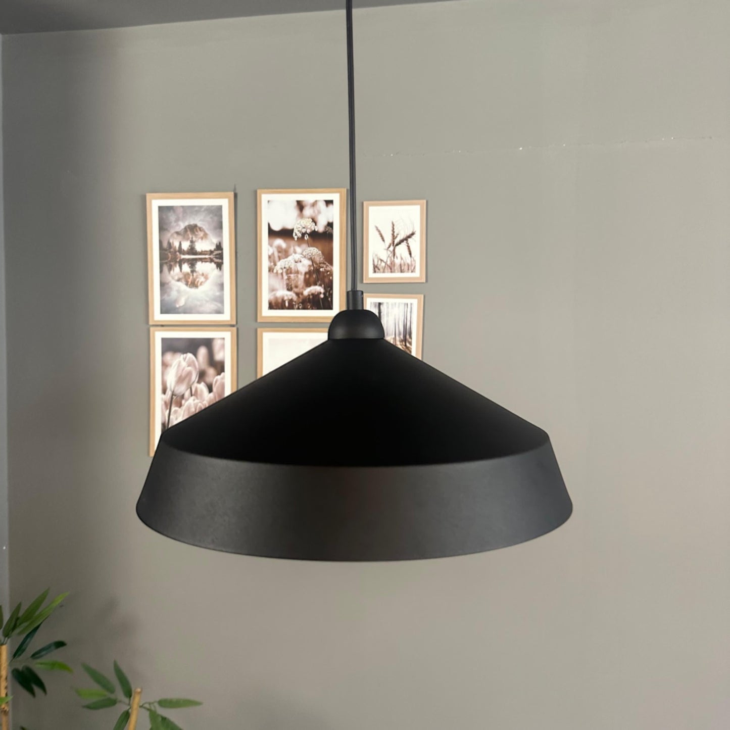 Pendelleuchte Lema Halbe Tulpe Ø37,5 cm, Metall Hängelampe