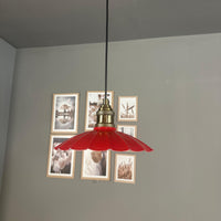 Pendelleuchte Risso Holz Metall, Modern Hängelampe ohne Leuchtmittel