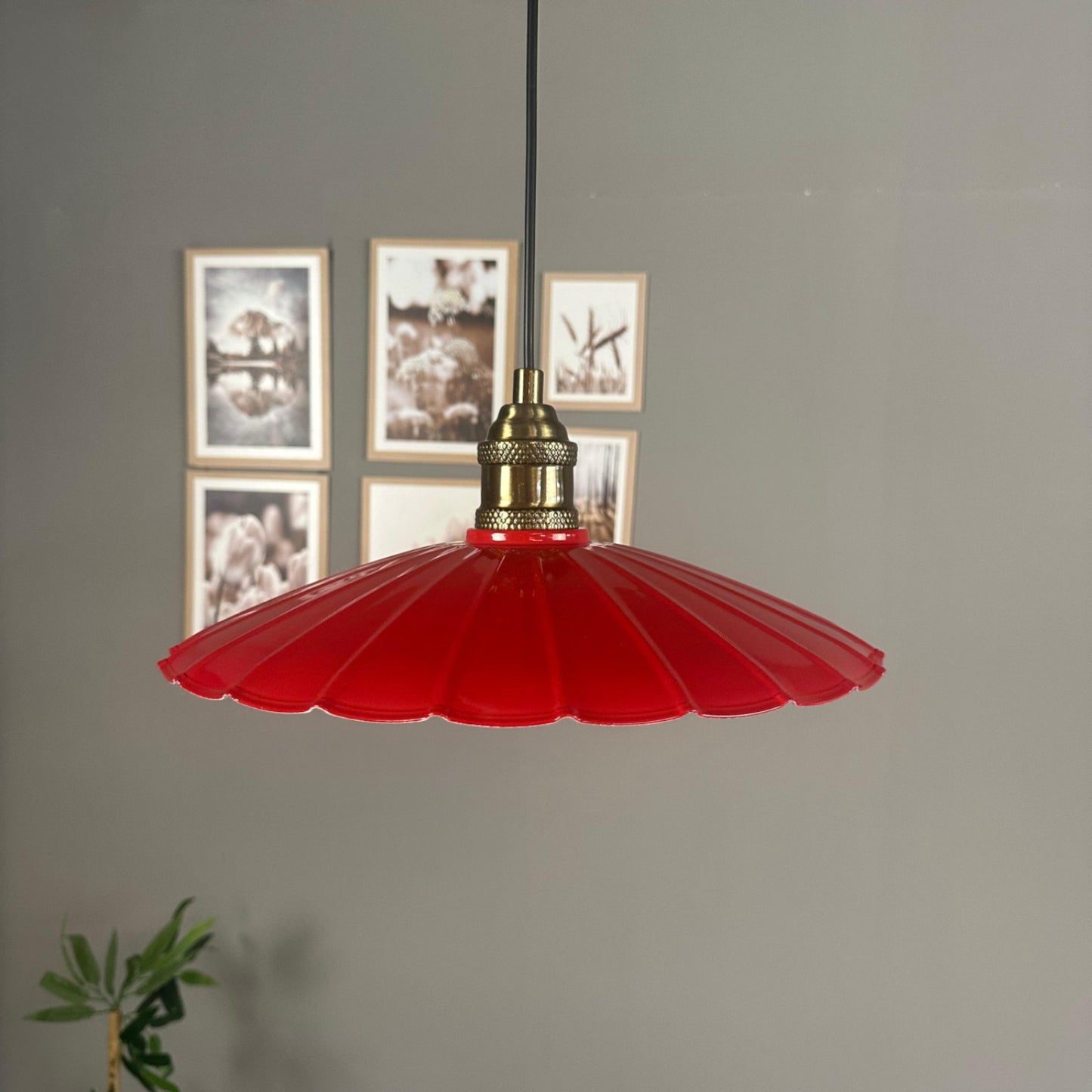 Pendelleuchte Risso Metall Ø34cm, Modern Hängelampe ohne Leuchtmittel