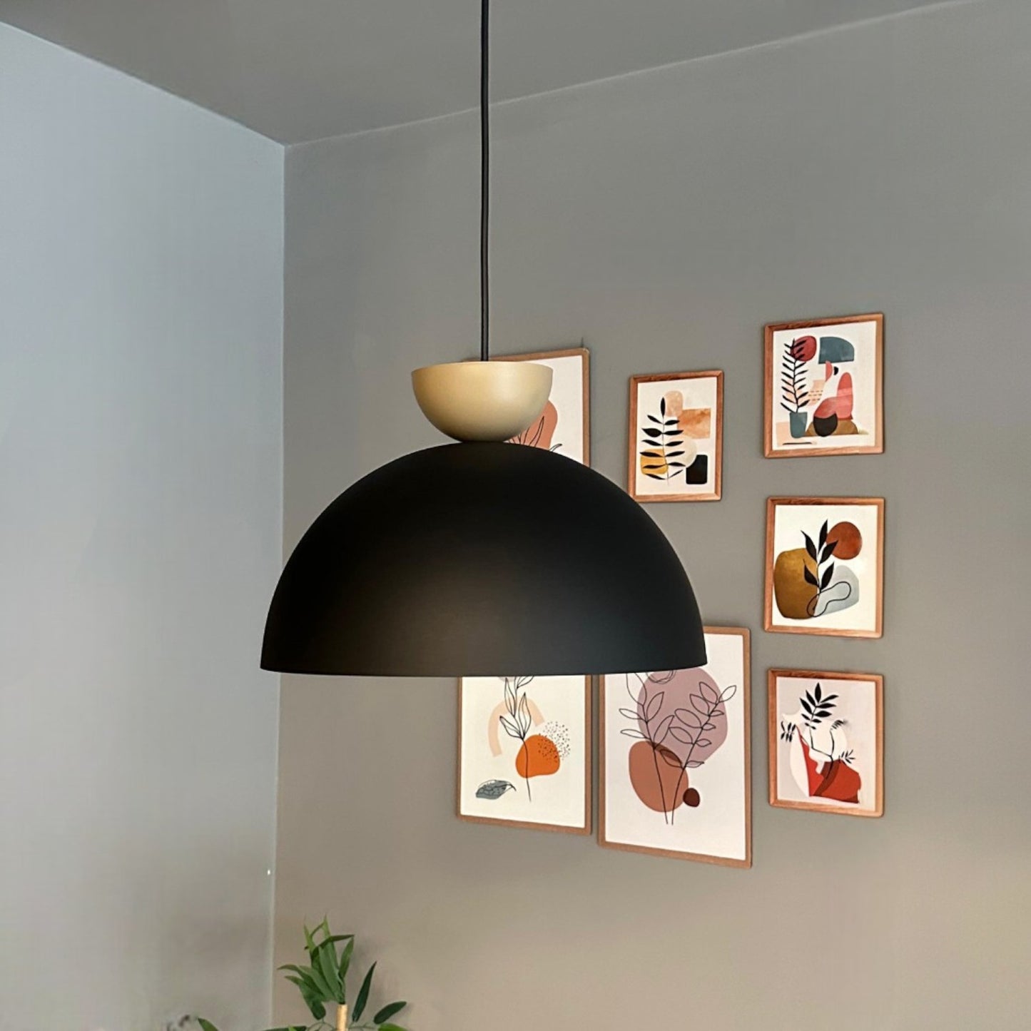 Hängelampe Yimpi 30 cm, Vintage Pendelleuchte