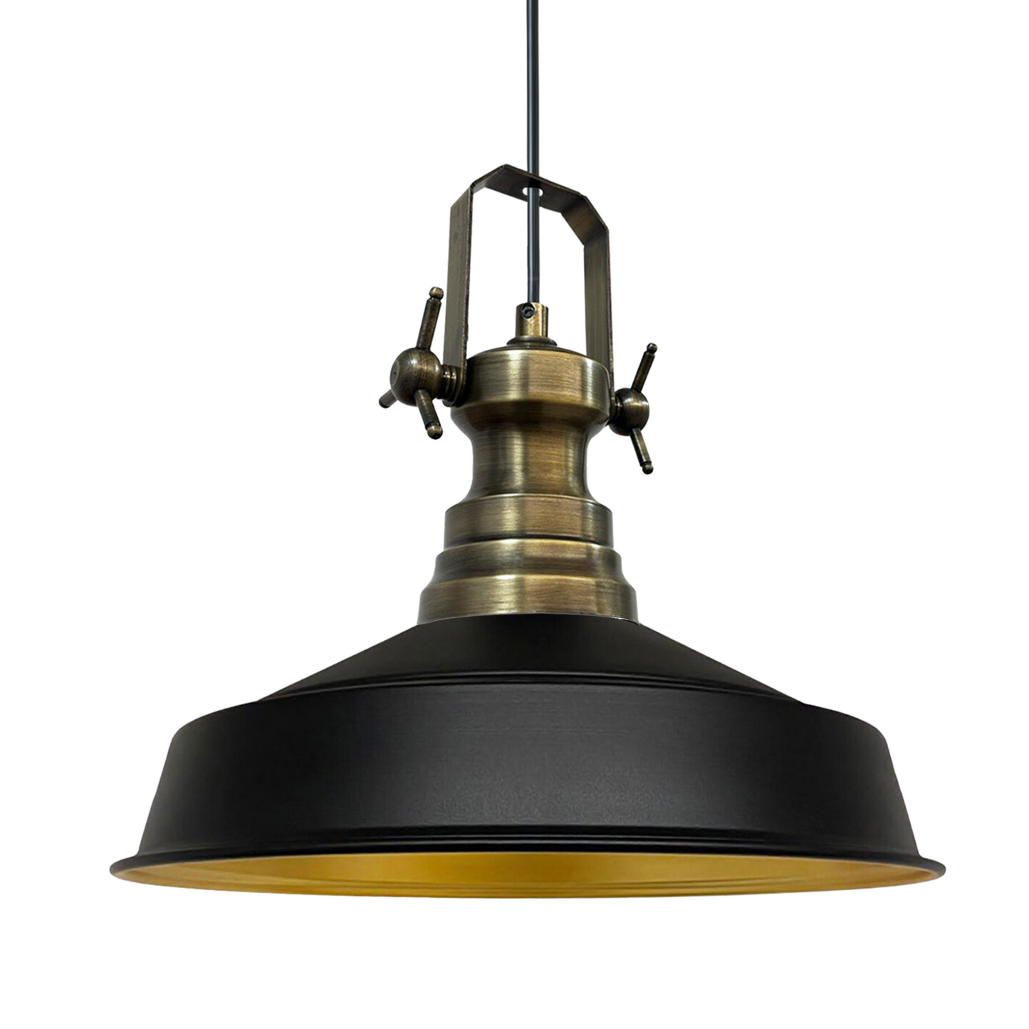 Pendelleuchte Asletl Hängelampe Industrial aus Metall Ø41 cm, Pendelleuchte Esstisch