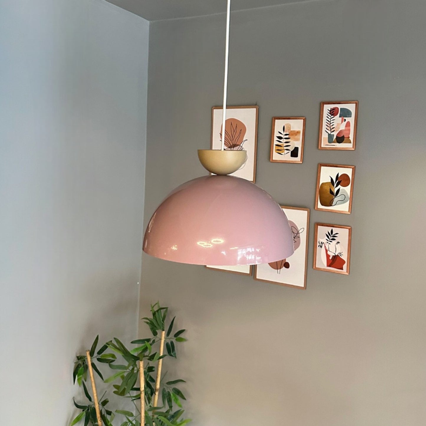 Hängelampe Yimpi 30 cm, Vintage Pendelleuchte