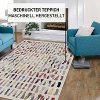 Tapis imprimé Zola en chenille imprimé à la machine 