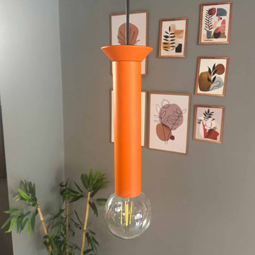 Pendelleuchte Mika Platte Metall, Modern Hängelampe