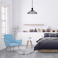 Pendelleuchte Asletl Hängelampe Industrial aus Metall Ø41 cm, Pendelleuchte Esstisch