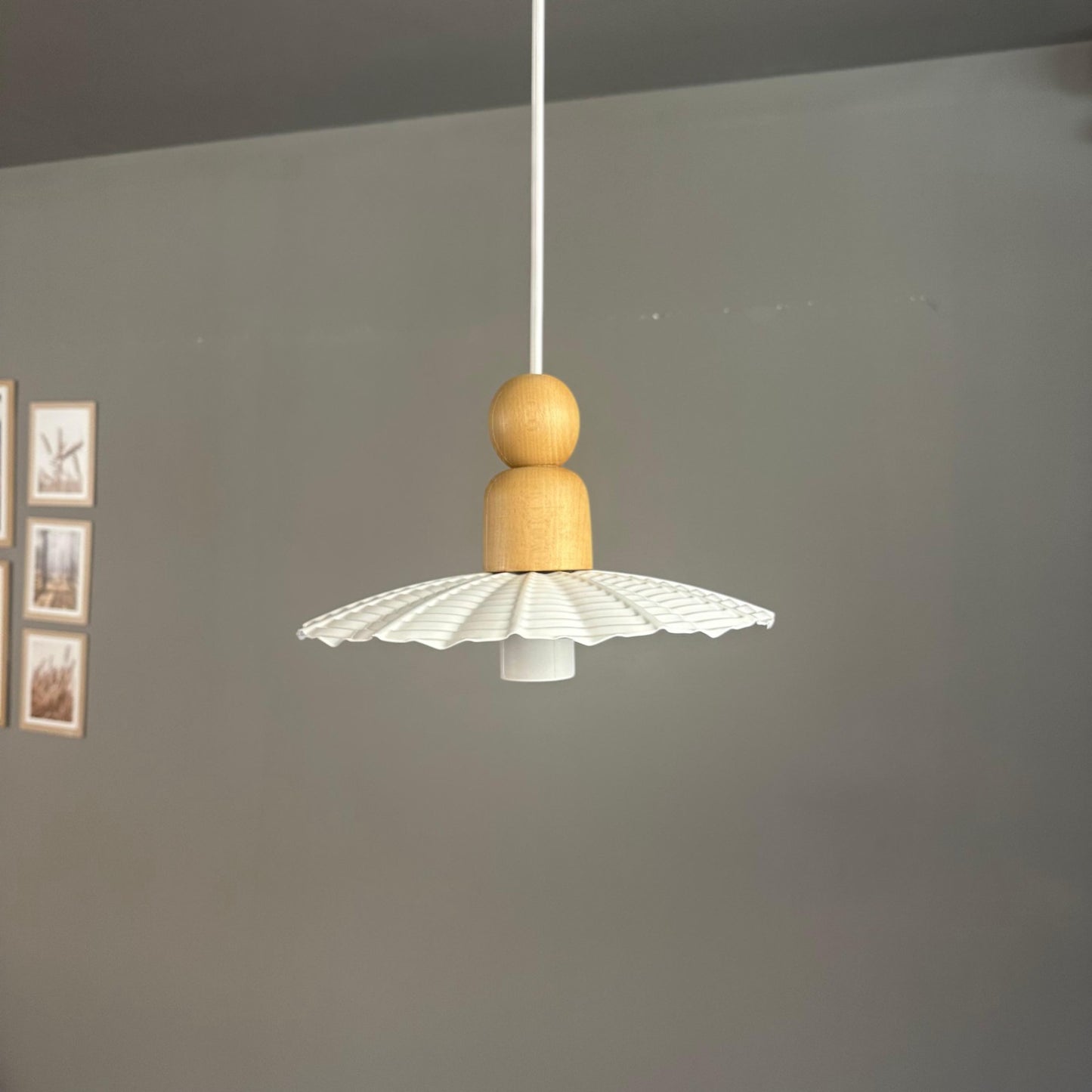 Pendelleuchte Moriva Metall Ø24cm, Modern Hängelampe