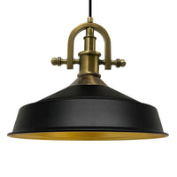 Pendelleuchte Bamyum Pendelleuchte I Asletl-Marine l Ø41 cm E27 Metall Vintage Lampe