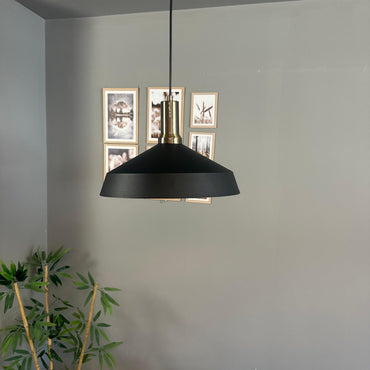 Pendelleuchte Lema Fackel Ø37,5 cm, Metall Hängelampe