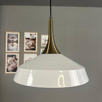 Pendelleuchte Lema Kegel Ø37,5 cm, Metall Hängelampe