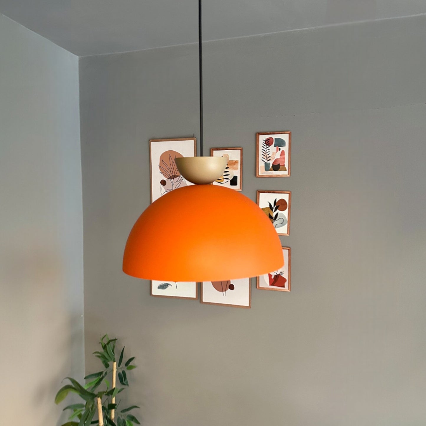 Hängelampe Yimpi 30 cm, Vintage Pendelleuchte