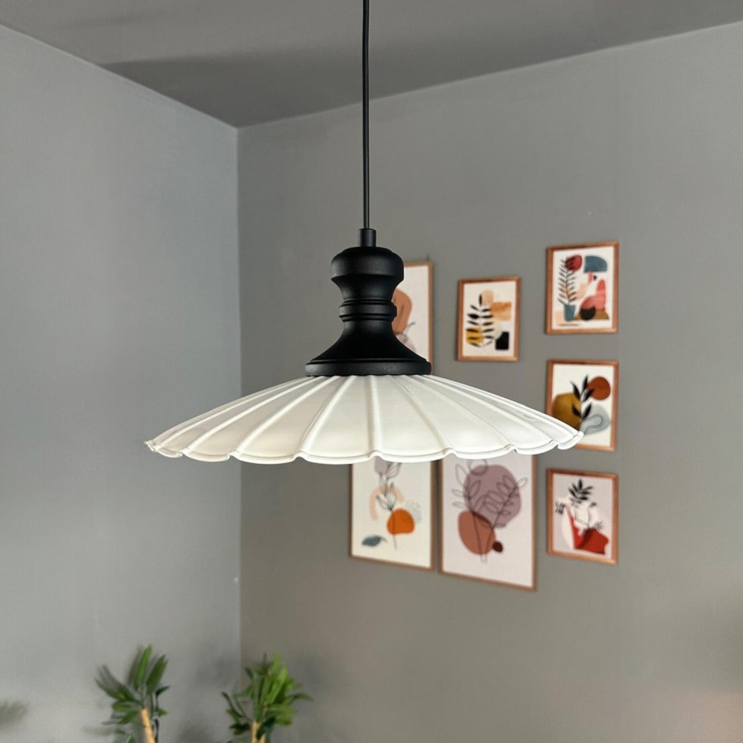 Pendelleuchte Risso Metall Ø34cm, Modern Hängelampe