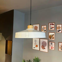 Pendelleuchte Ace Holz Vintage, Industrial aus Metall Holz E27, Hängelampe