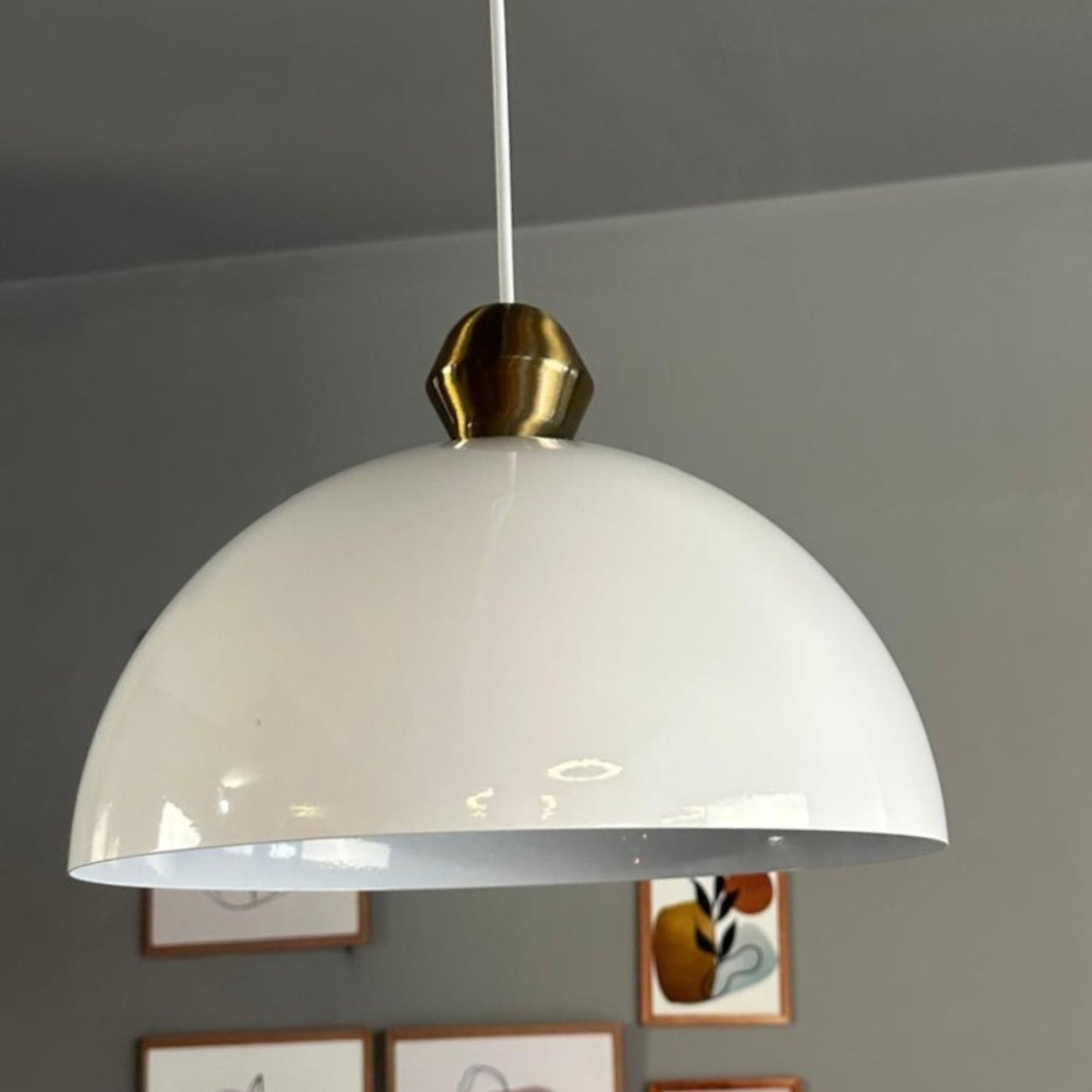 Pendelleuchte Yimpi Wulst Metall Ø30cm, Modern Hängelampe