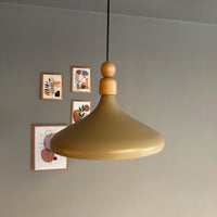 Bamyum Champion Holz Metall E27 Moderne Pendellampe