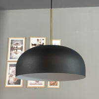 Pendelleuchte Rocha Dünn Ø30 cm, Metall Hängelampe