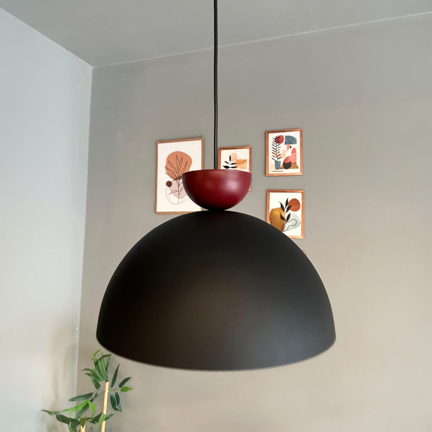 Pendelleuchte Yimpi Metall Ø30cm, Modern Hängelampe